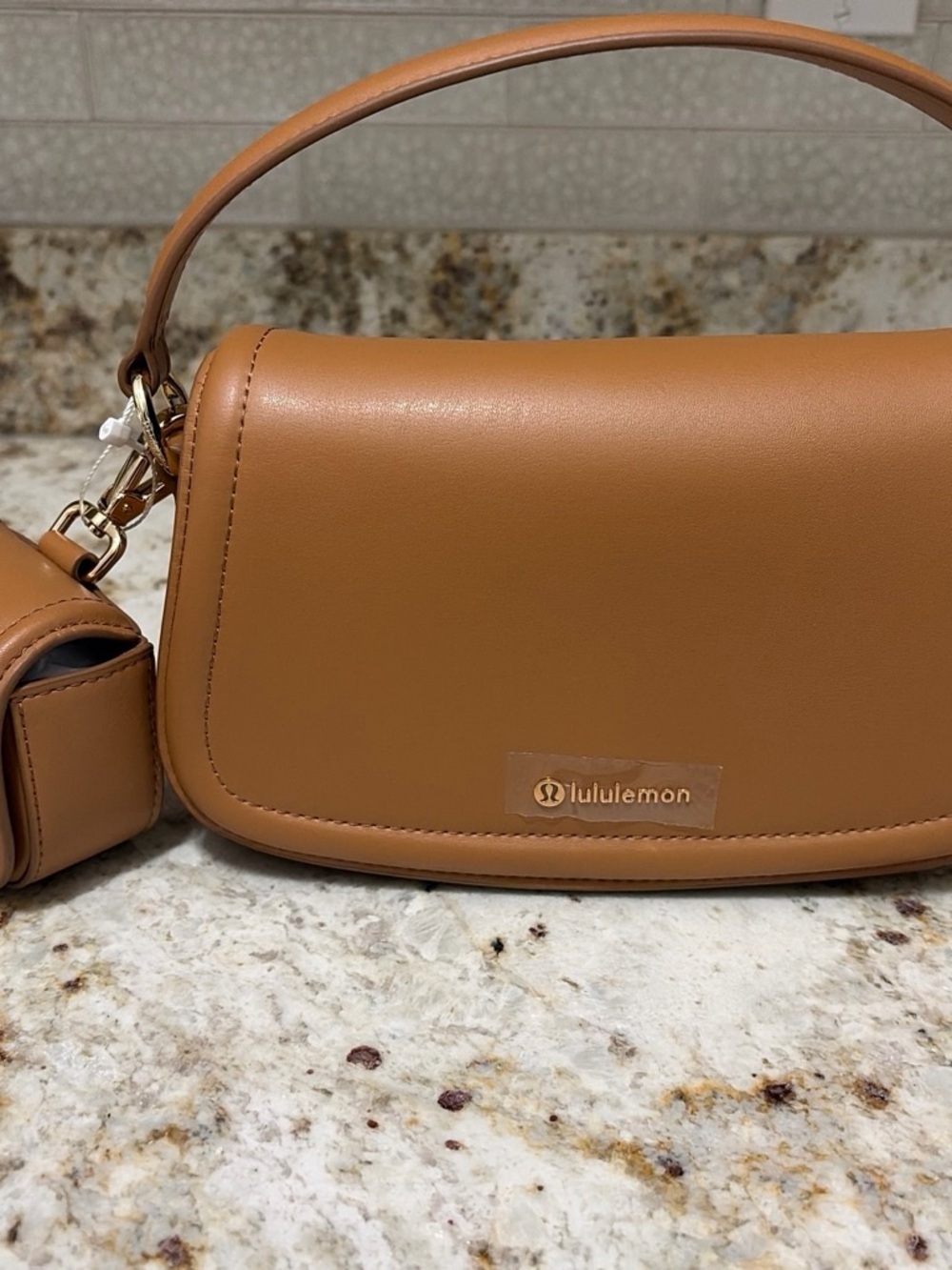 lululemon athletica CBRO/Gold Convertible Crossbody w/ handle